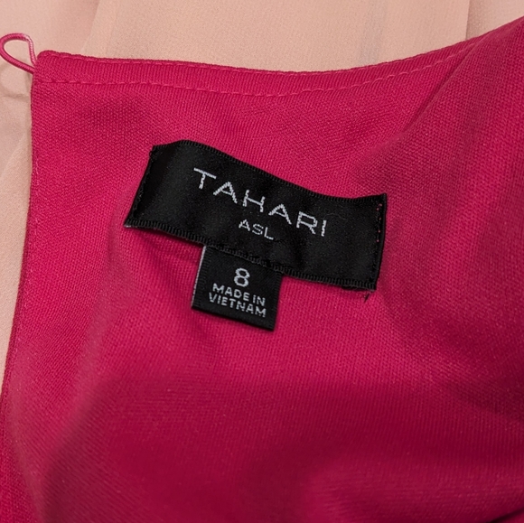 Tahari Size 8 Hot Pink Jumpsuit - Picture 2 of 4
